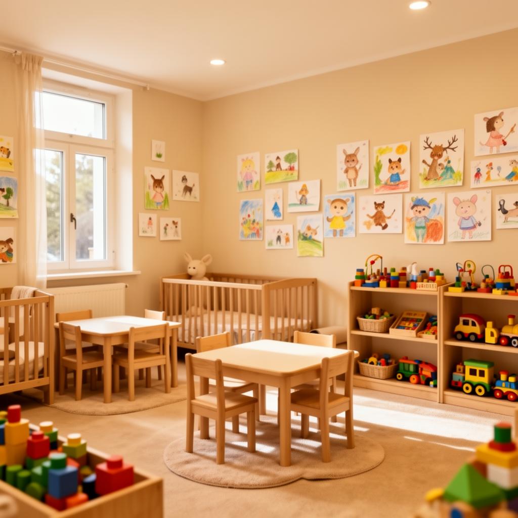 Intérieur de la micro-crèche Les Enfants d'Héra